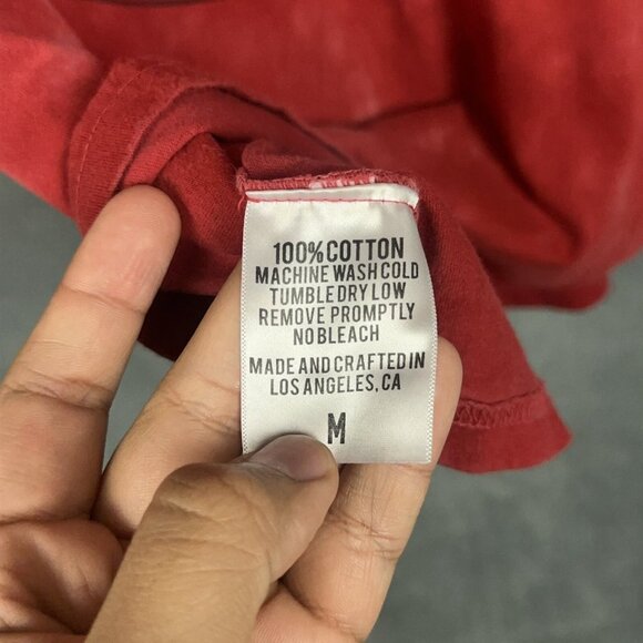 Golden Aesthetics Bodybuilding T-Shirt Mens Medium Tie Dye Red Bodybuilding - Picture 10 of 11